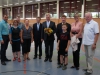 sächsische Staatsminister der Finanzen, Prof. Dr. Georg Unland besuchte den SV Lok Kamenz