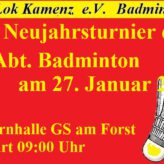 16. Neujahrsturnier Abt. Badminton