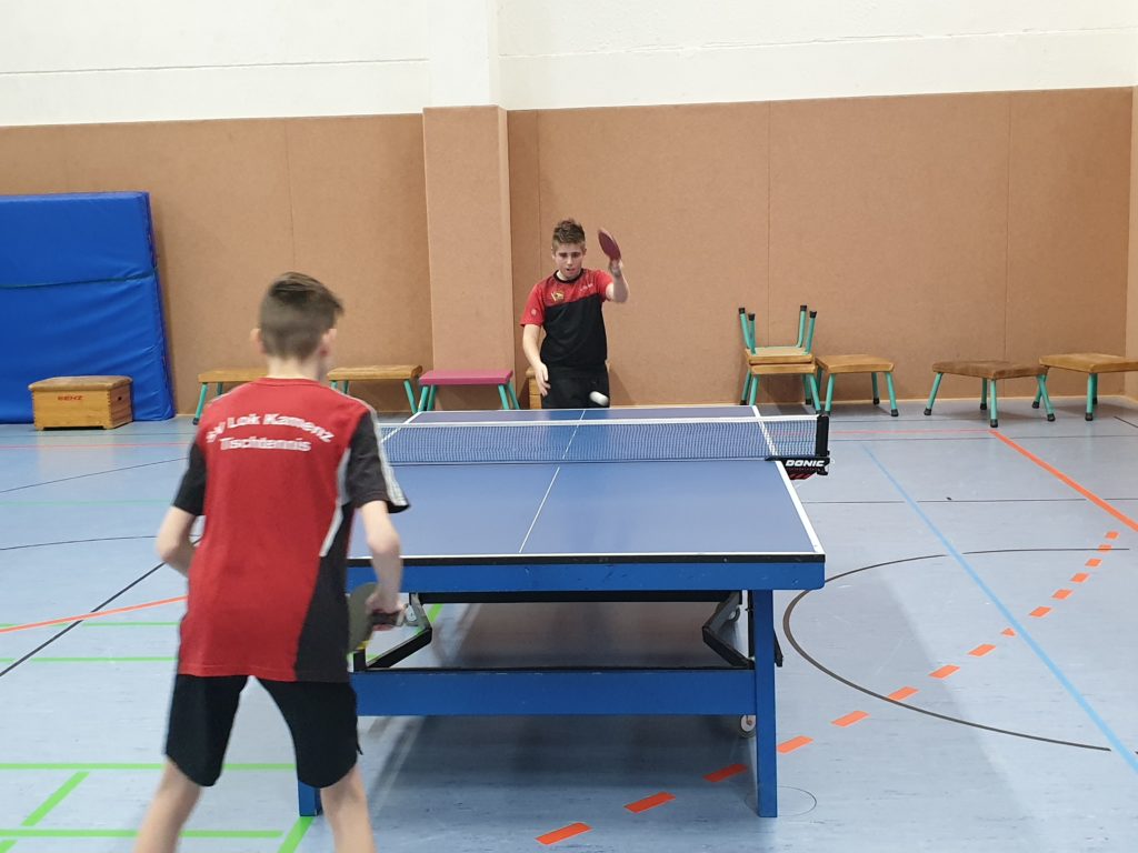 Vereinsmeisterschaften der Kinder im Tischtennis