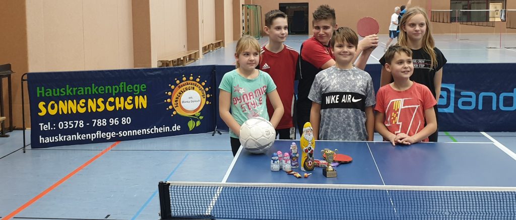 Vereinsmeisterschaften der Kinder im Tischtennis